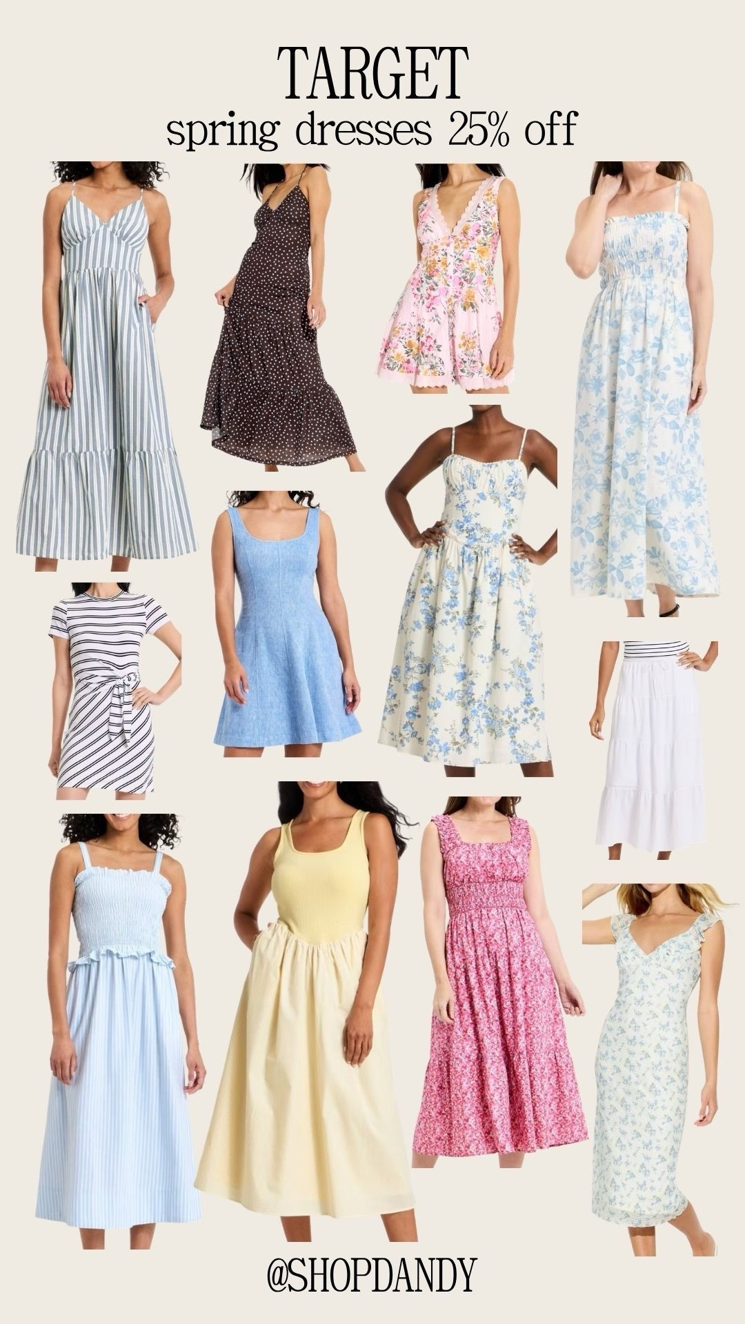 Target has 25% off spring dresses right now! 

#LTKootd #LTKSaleAlert #LTKSeasonal