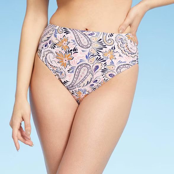 Women's High Leg High Waist Bikini Bottom - Kona Sol™ Multi | Target