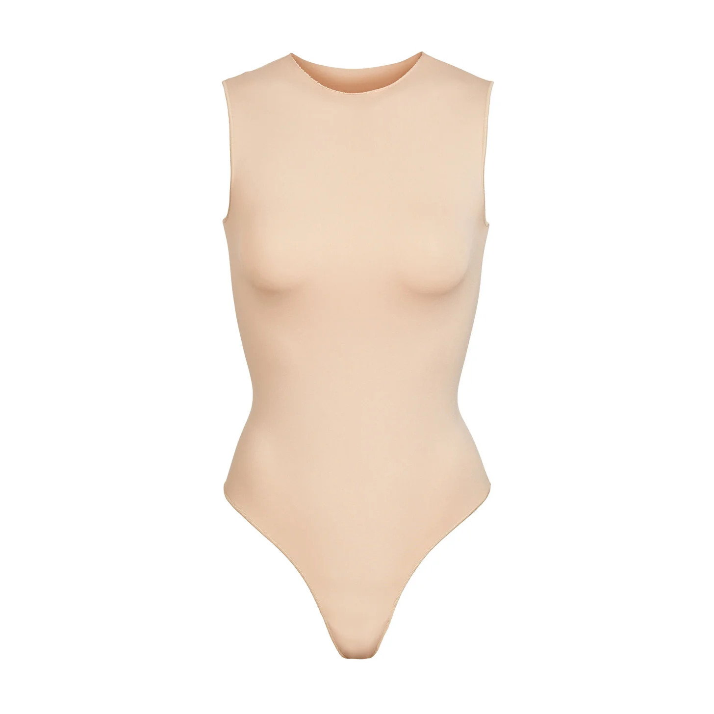 ESSENTIAL CREW NECK SLEEVELESS BODYSUIT | SKIMS (US)