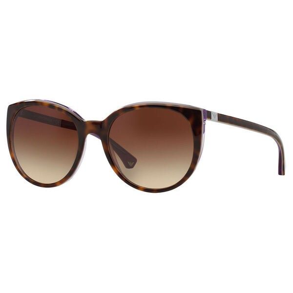 Emporio Armani Women's EA4043 Plastic Round Sunglasses | Bed Bath & Beyond