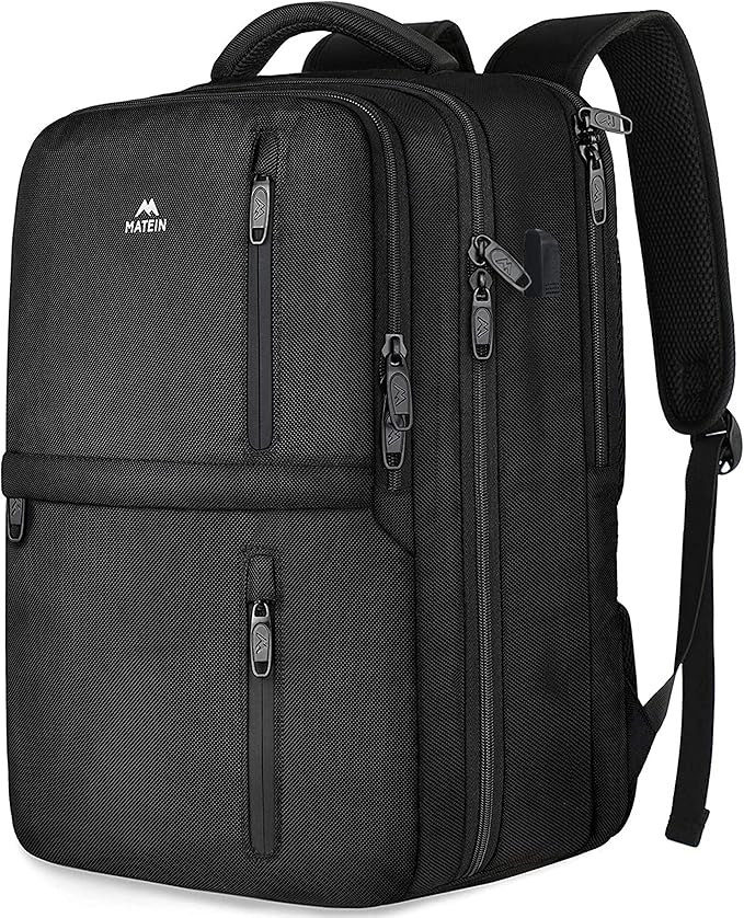 MATEIN Travel Backpack, 40L Flight Approved Carry on Hand Luggage, Water Resistant Anti-Theft Bus... | Amazon (US)