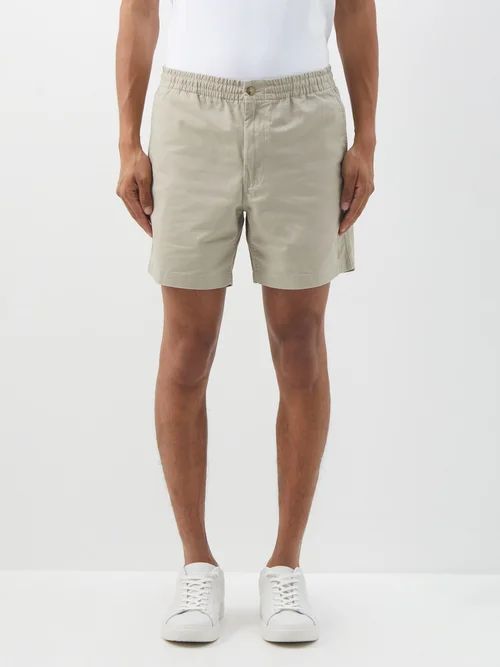 Polo Ralph Lauren - Prepsters Cotton-blend Twill Shorts - Mens - Beige | Matches (US)