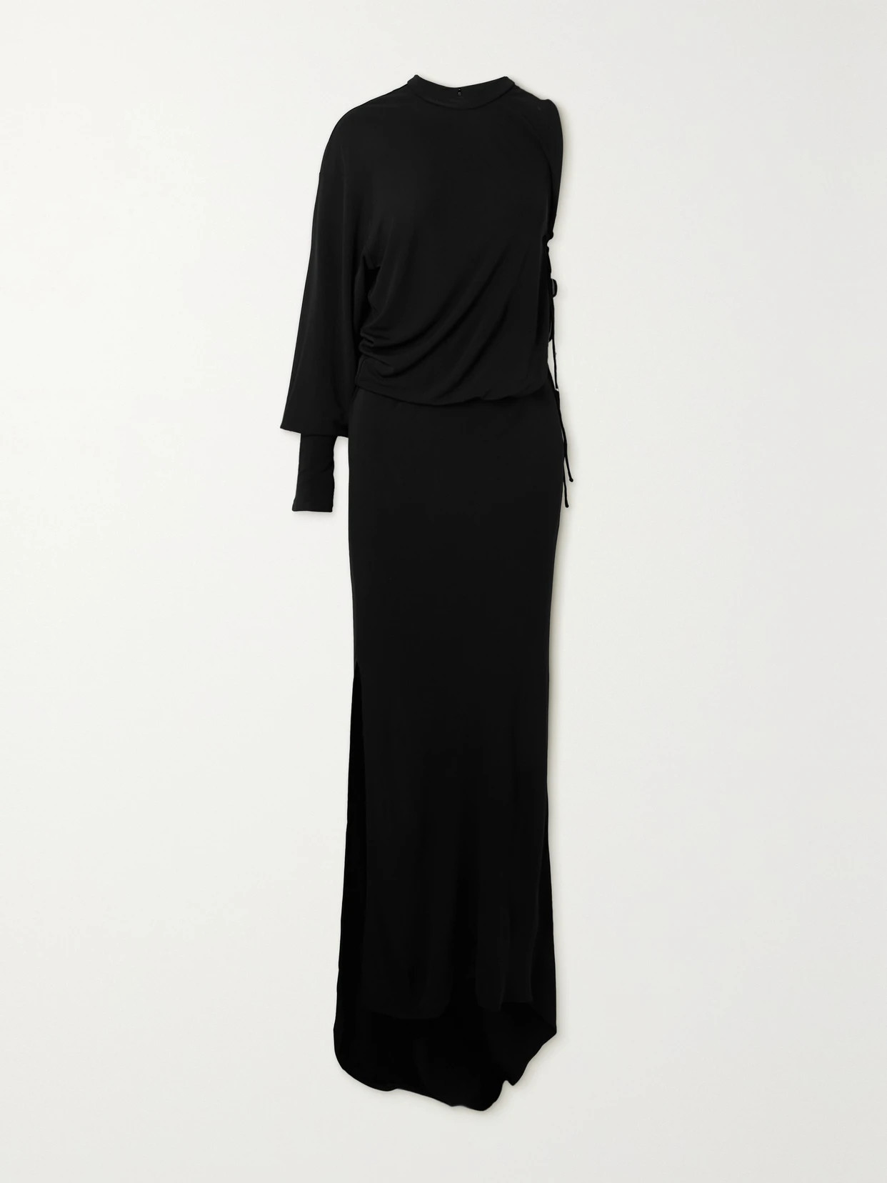 Christopher Esber - One-shoulder Jersey Gown - Black | NET-A-PORTER (UK & EU)