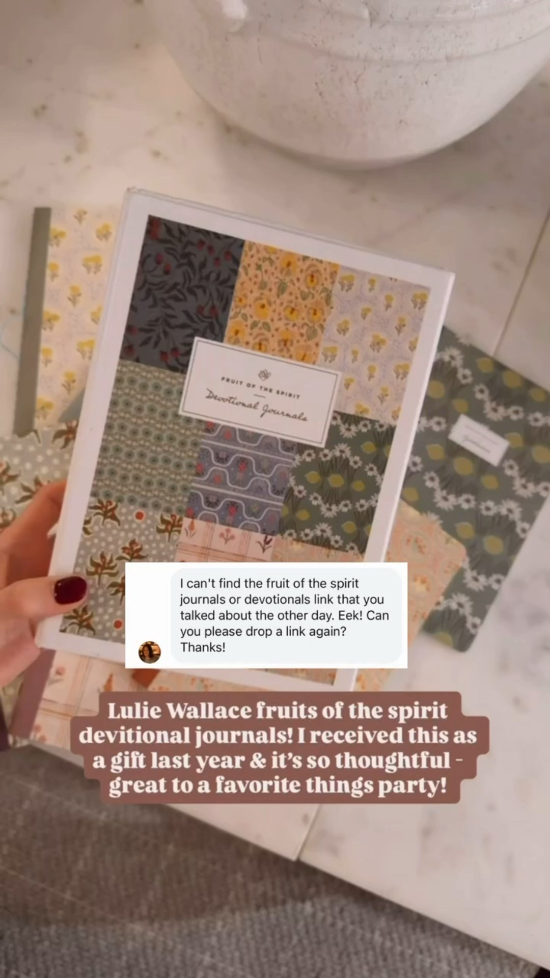 The most beautifully designed devotional journals! This would be the most thoughtful gift for a friend, mom, coworker, or sister! 

Loverly Grey, Gift Ideas, Gifts for Her

#LTKGiftGuide #LTKHoliday #LTKFindsUnder50