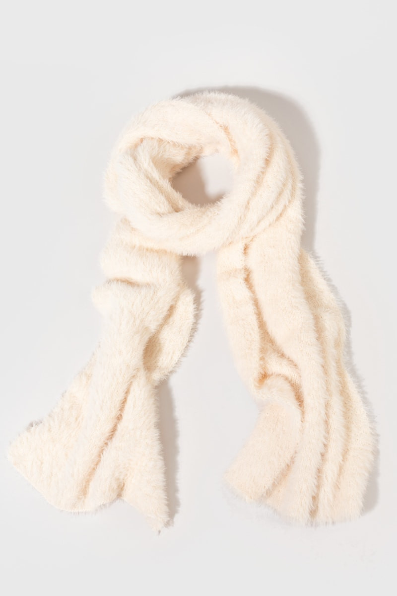 Annrene Eyelash Slim Scarf | Francesca's