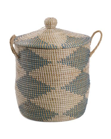 Large Seagrass Hamper | TJ Maxx