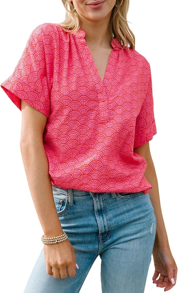 Michelle McDowell Rachel Women's Cotton Rayon Blend Top | Amazon (US)