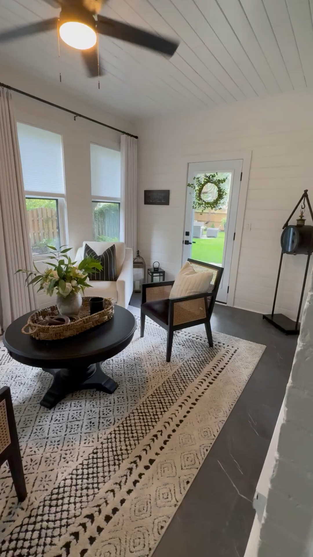 Sunroom drapery from Homerilla. Beautiful lined linen custom drapery   Use code DARL12 for discount 

#LTKHome #LTKSeasonal #LTKSaleAlert