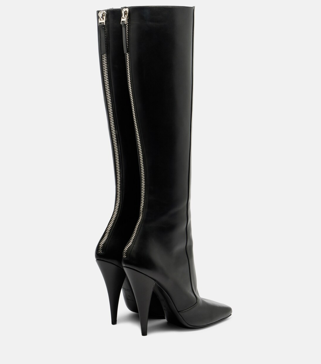 Sliced Square leather knee-high boots | Mytheresa (US/CA)