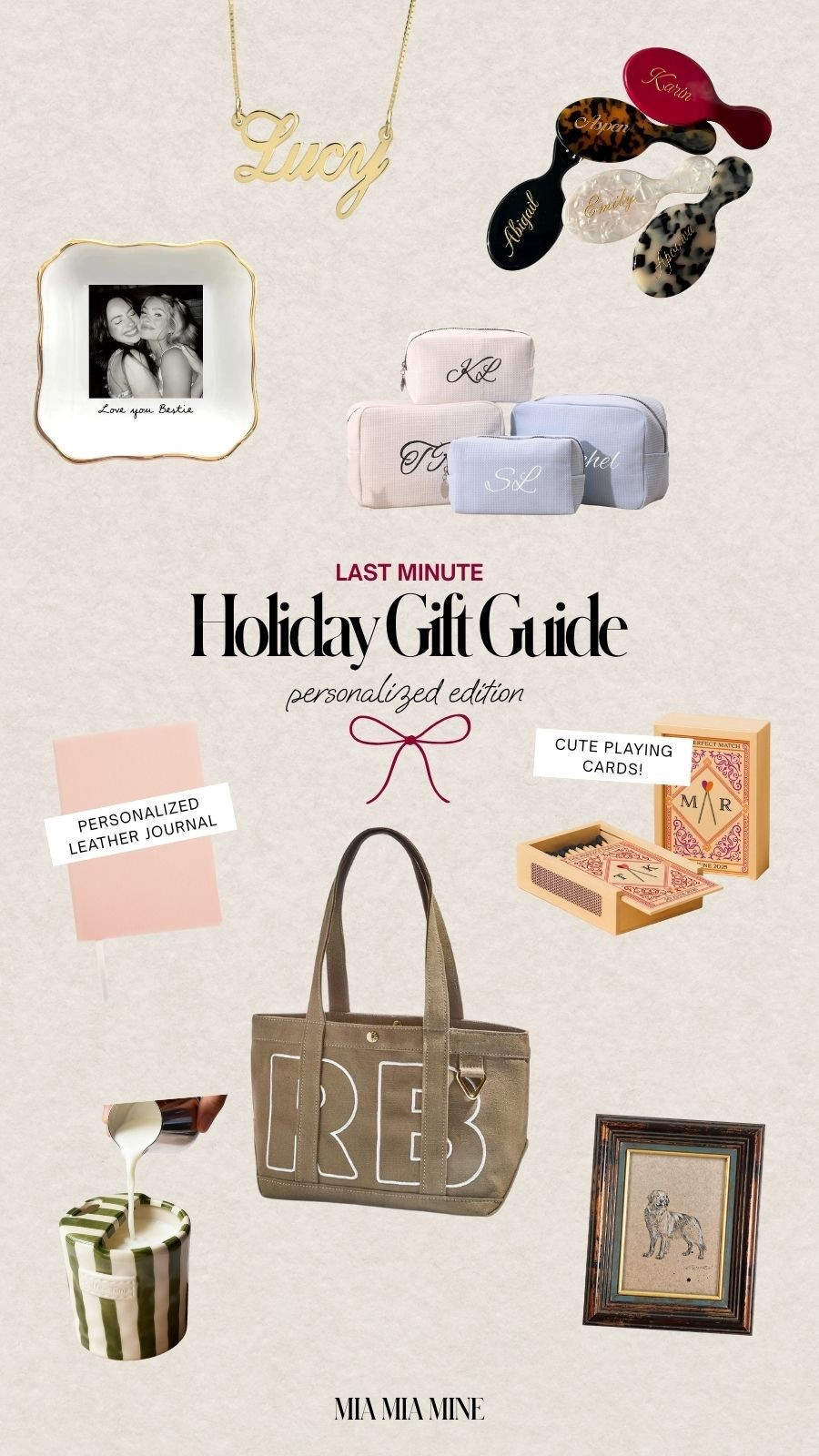Last minute holiday gifts
Personalized gifts for her
Holiday gift guide for her 

#LTKHoliday #LTKGiftGuide #LTKFindsUnder100