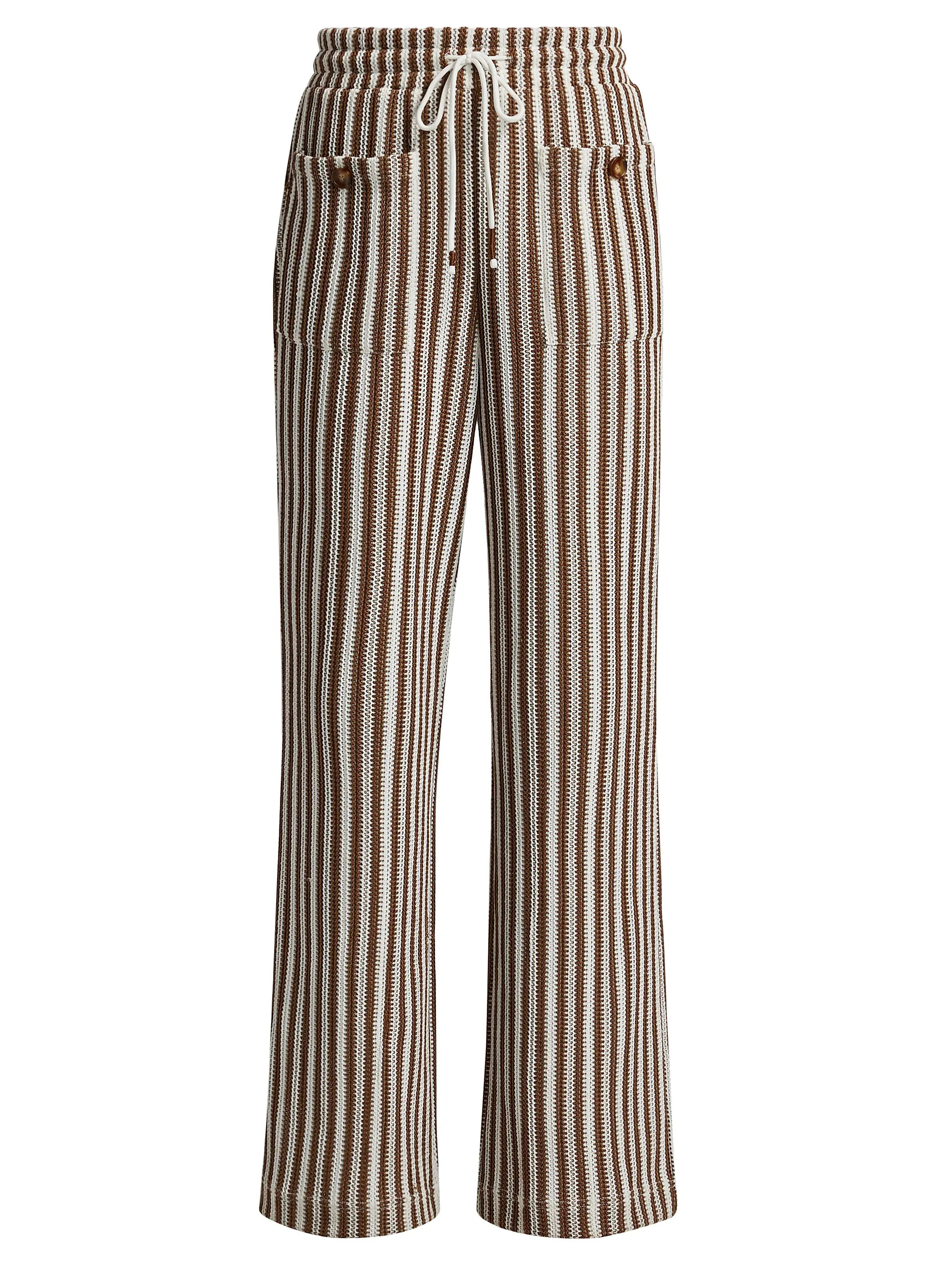 Veronica Beard Zosia Striped Drawstring Pants | Saks Fifth Avenue | Saks Fifth Avenue
