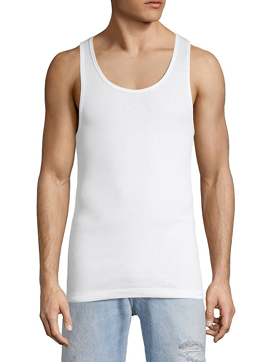 Calvin Klein Men's Cotton Classics 3-Pack Tank Tops - White - Size L | Saks Fifth Avenue OFF 5TH