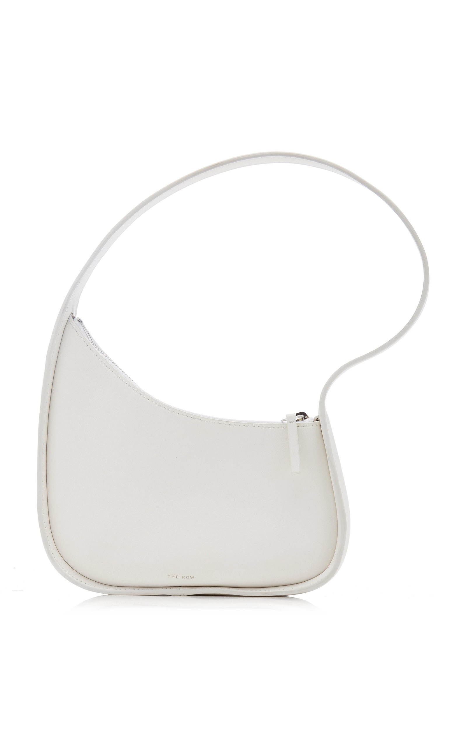 The Row - Half Moon Leather Bag - Ivory - OS - Moda Operandi | Moda Operandi (Global)