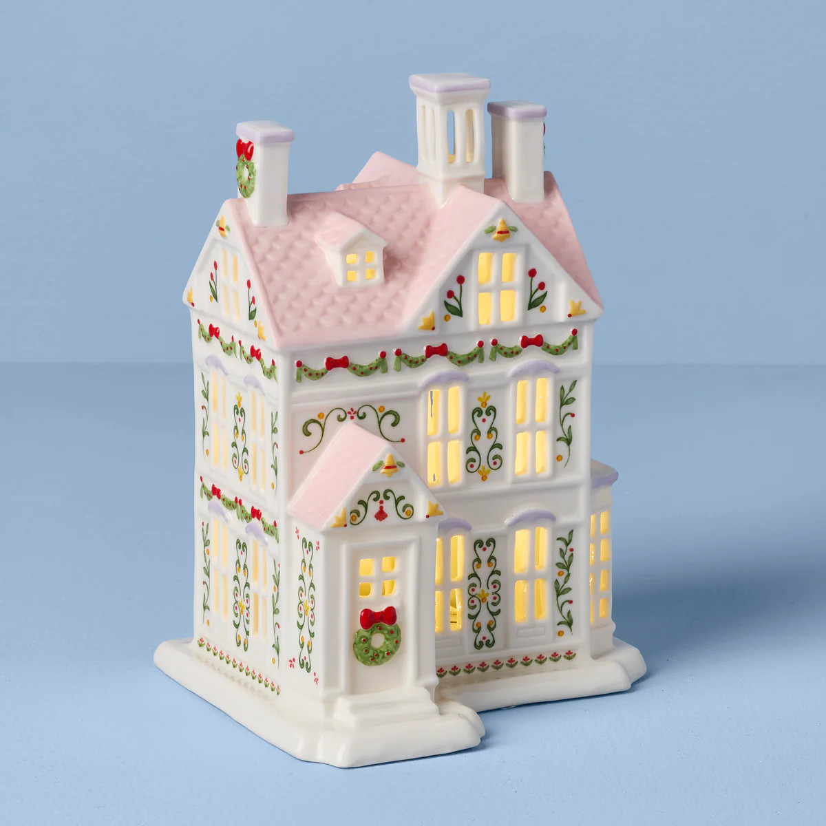 Lenox Village Christmas Lit House Figurine | Lenox