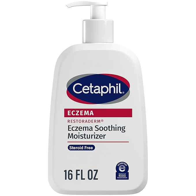 CETAPHIL ECZEMA RESTORADERM Soothing Moisturizer, For Eczema Prone Skin, 16 oz, Fewer Symptom Fla... | Amazon (US)