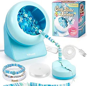 Tilhumt Electric Bead Spinner for Clay Beads, Clay Bead Spinner, Bracelet Maker for Jewelry Makin... | Amazon (US)