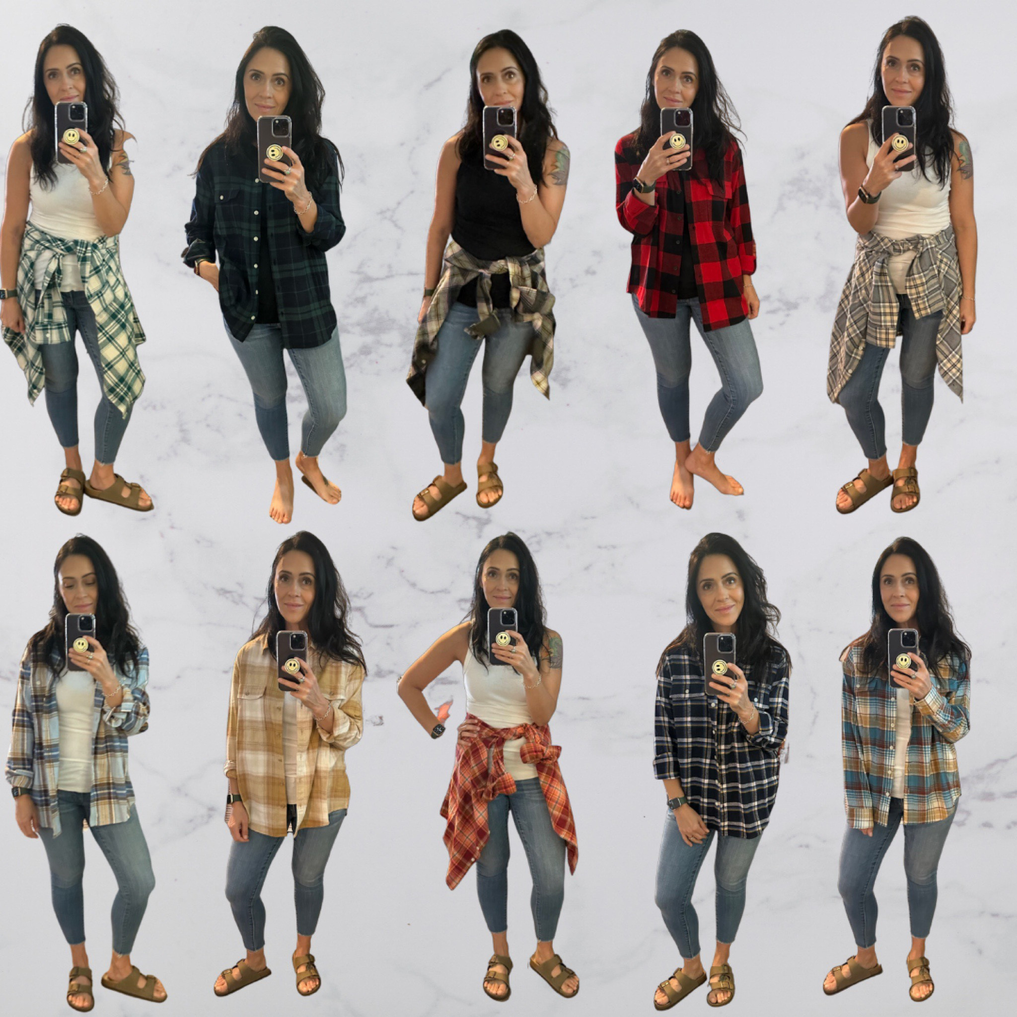 Flannels $10 to $12. Personally I would size up for a more oversized look.  🥰


#LTKsalealert