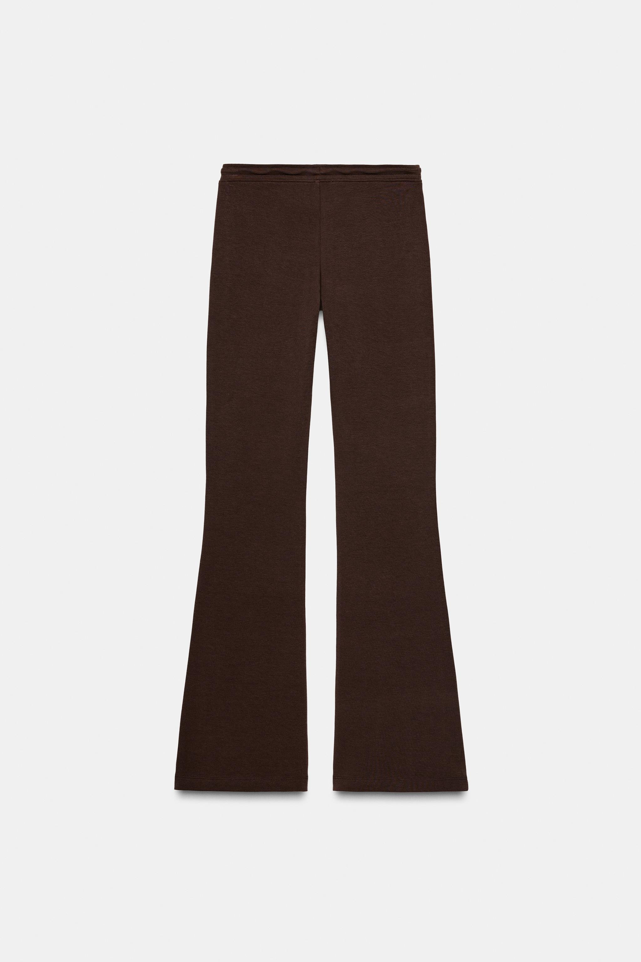 INTERLOCK FLARE PANTS | Zara US