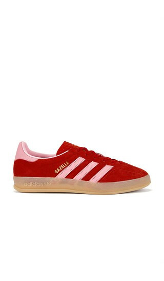 adidas Originals Gazelle Indoor Sneaker in Red. - size 7 | Revolve Clothing (Global)
