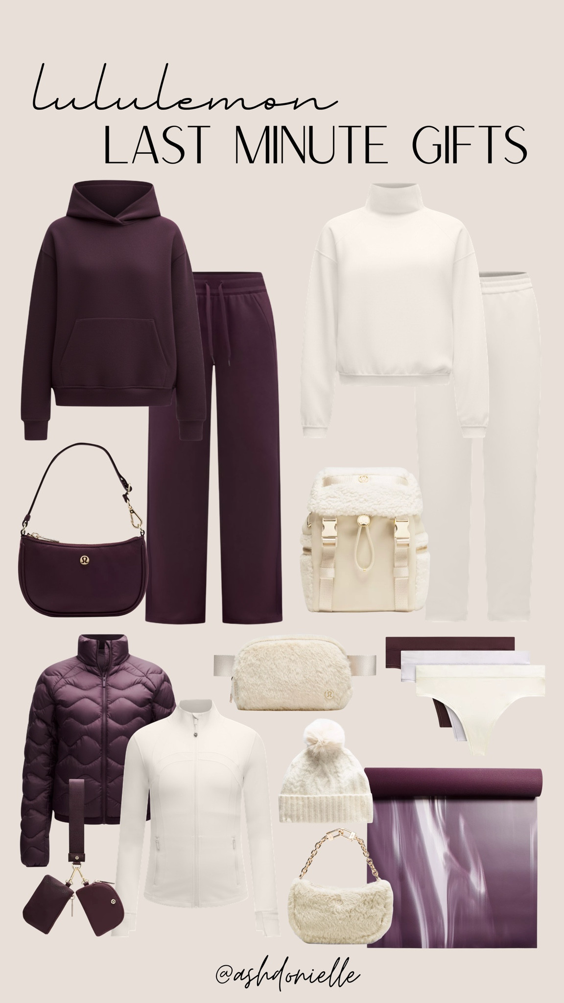 Lululemon last minute gifts for her

performance leggings
high-waist workout sets
seamless activewear
ribbed lounge sets
buttery-soft joggers
athleisure essentials
oversized half-zip
pilates and yoga outfits
sculpting sports bras
cozy matching sets

#LTKSeasonal #LTKSaleAlert #LTKHoliday