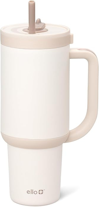 Ello Oasis 30 oz Tumbler with Handle & Retracting Straw | Reusable Insulated Stainless Steel Cup ... | Amazon (US)