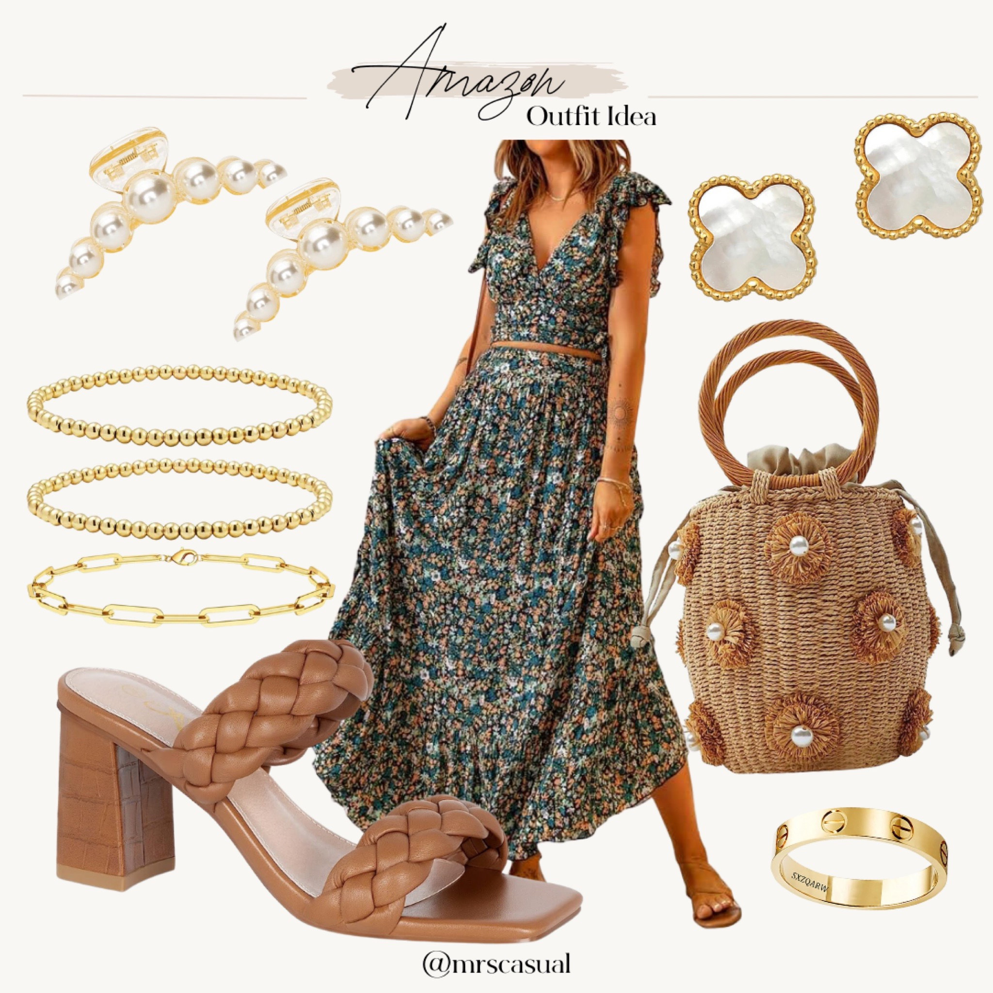 Amazon two piece maxi skirt set vacation outfit idea 

#LTKunder50 #LTKstyletip #LTKSeasonal