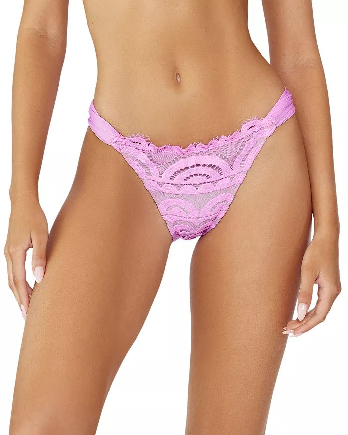Lace Fanned Bikini Bottom | Bloomingdale's (US)