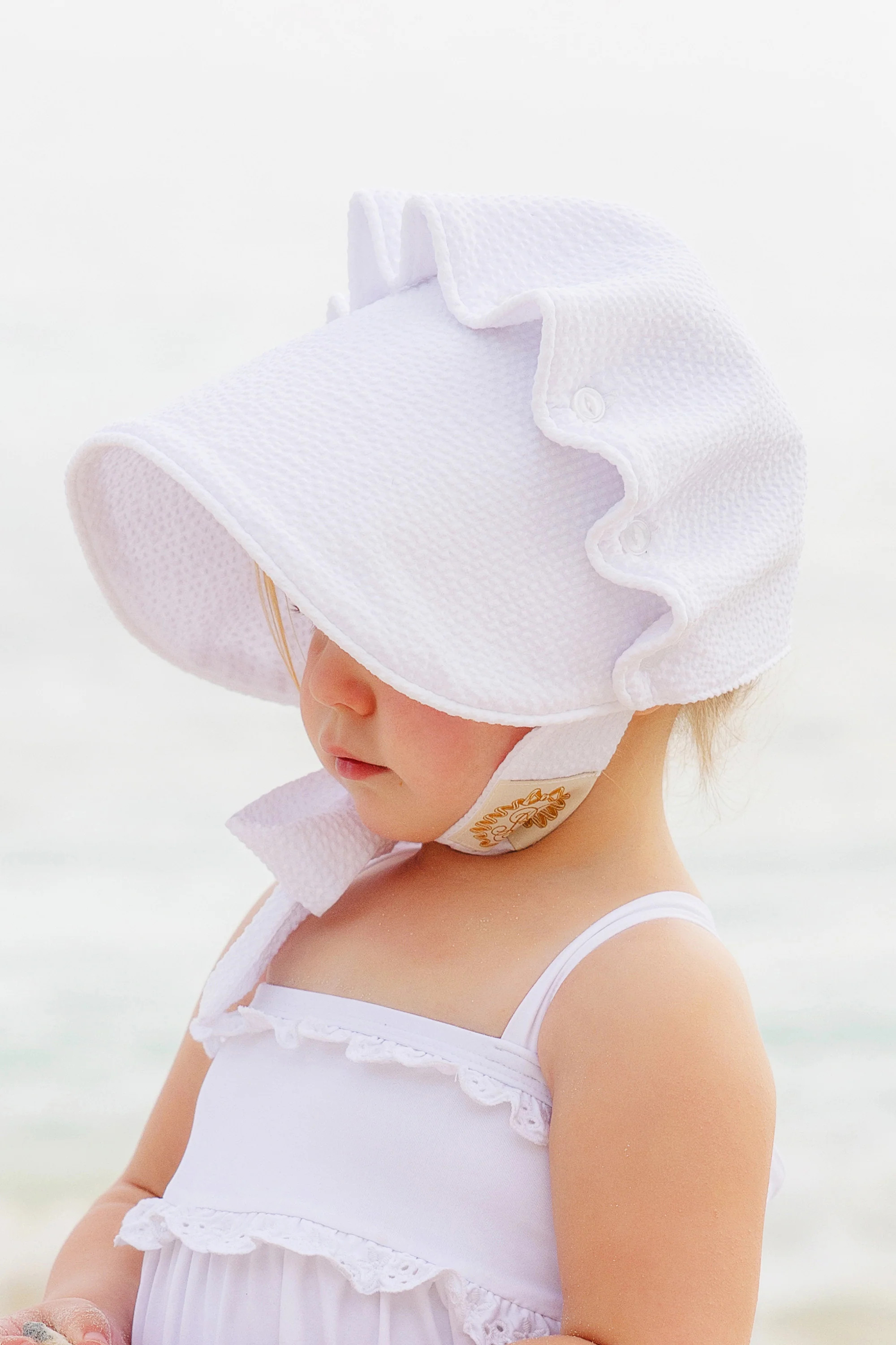 Beaufort Bonnet - Worth Avenue White Seersucker | The Beaufort Bonnet Company