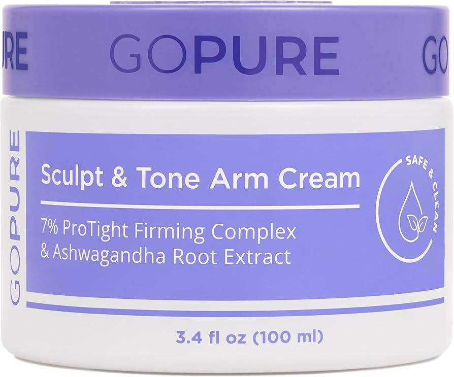 goPure Sculpt & Tone Arm Cream – Firming And Tightening Cream For The Arms, Smooths The Look Of... | Amazon (US)