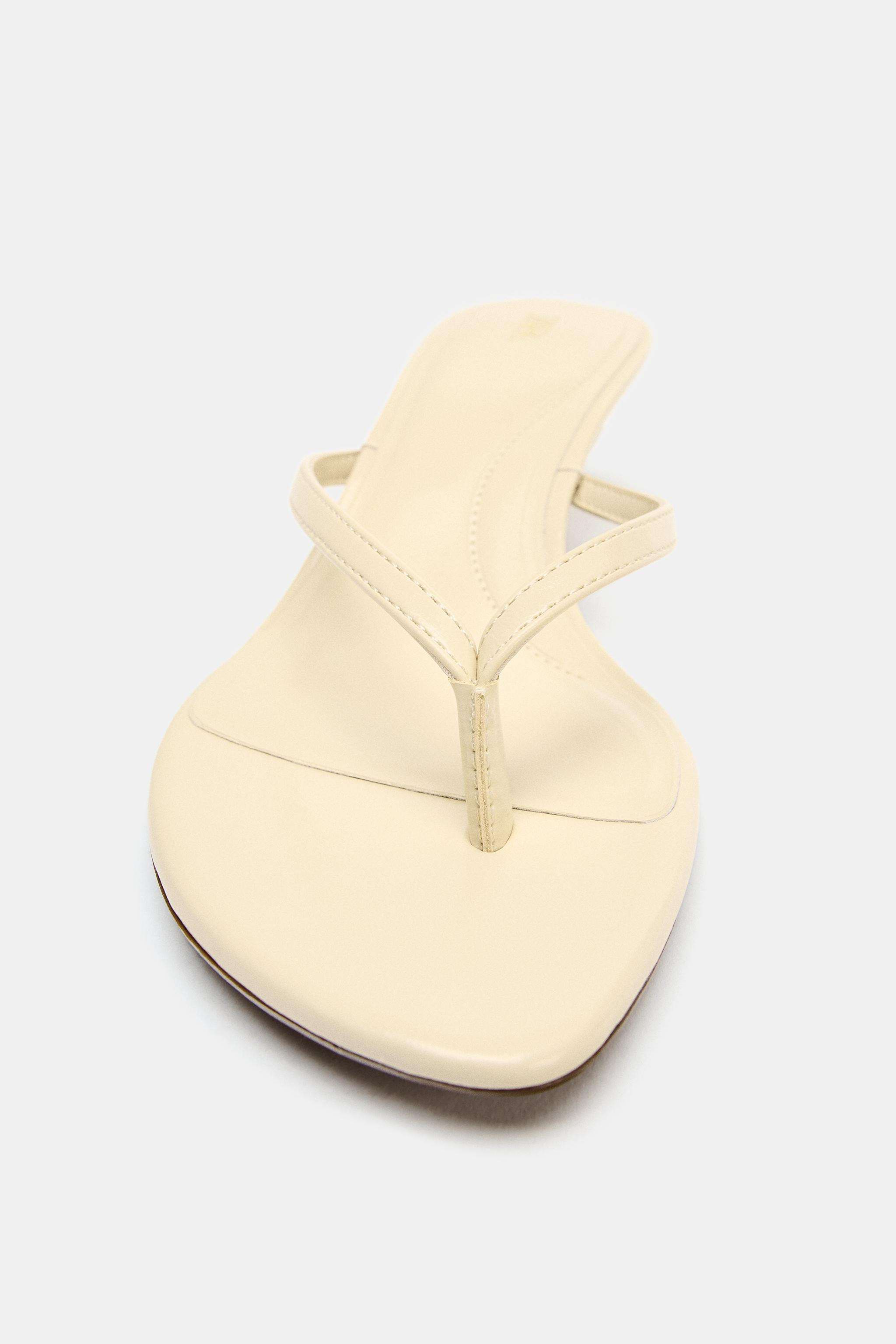 KITTEN HEEL SANDALS | Zara US