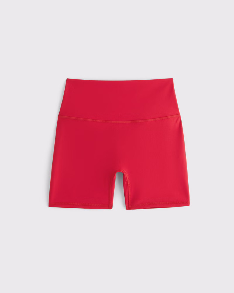 Abercrombie & Fitch Women's YPB studioFLEX Bike Short in Red - Size XXL | Abercrombie & Fitch (US)