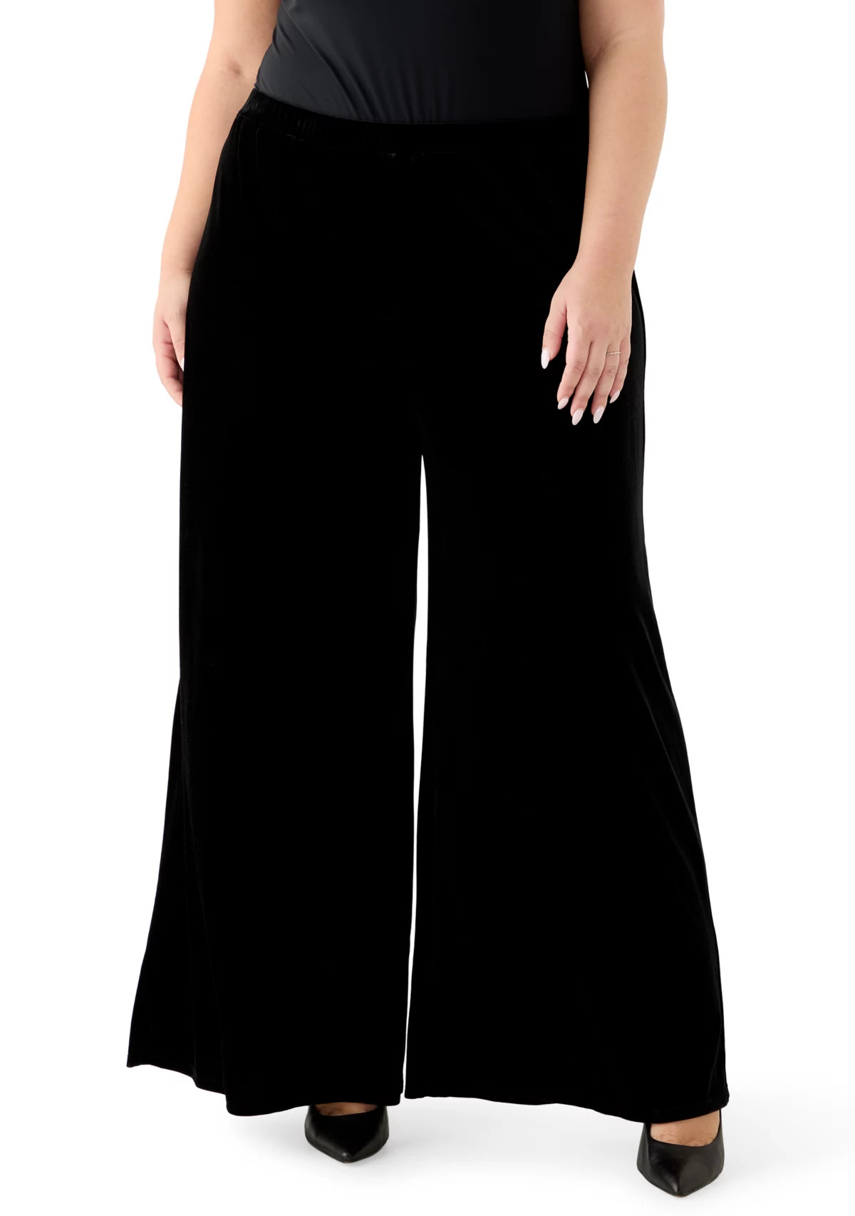 Plus Size Pull On Velvet Pants | Belk