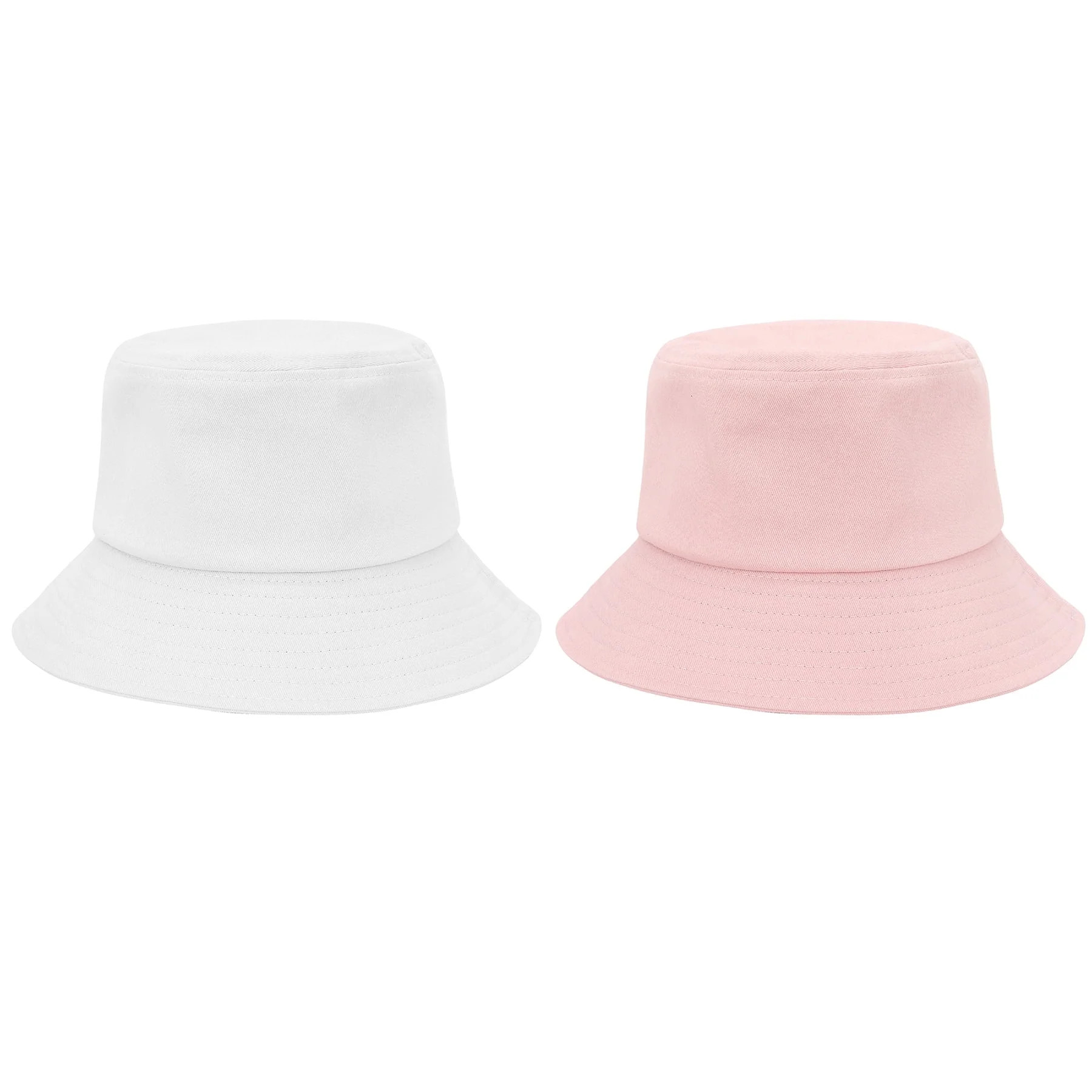 Zando 2 Pcs Cotton Kids Sun Hats Wide Brim UV Protection Toddler Sun Hat Summer Beach Toddler Buc... | Walmart (US)