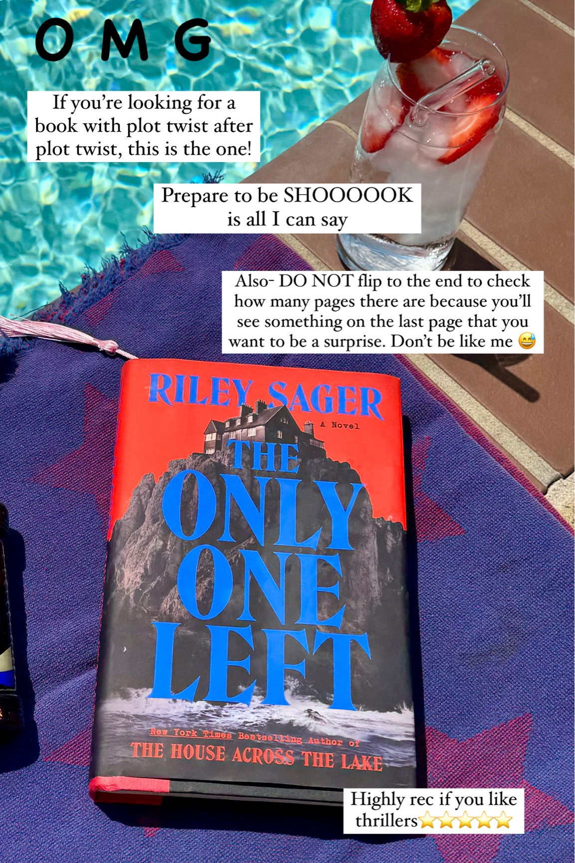 Book. The Only One Left. Book Tok. Thriller. Thriller books. Riley Sager. Scary books.

#LTKSummerSales