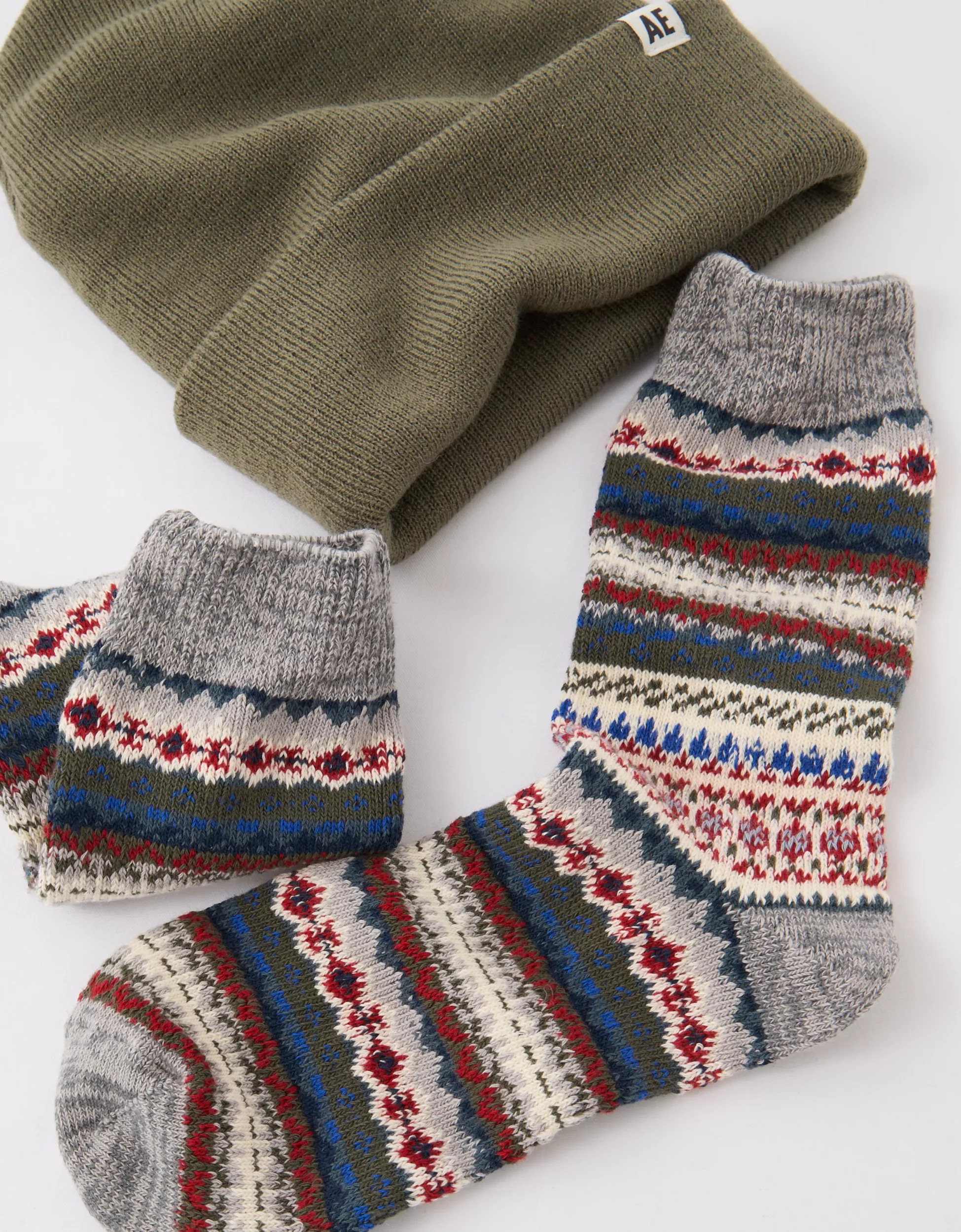 AE Fair Isle Boot Sock | American Eagle Outfitters (US & CA)