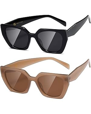 kimorn Sunglasses Womens and Men Trendy Retro Trendy Sun Glasses K1354 | Amazon (US)