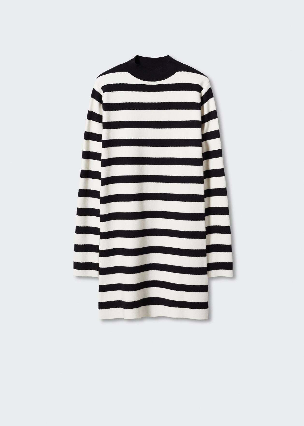 Striped ribbed knit dress -  Women | Mango USA | MANGO (US)