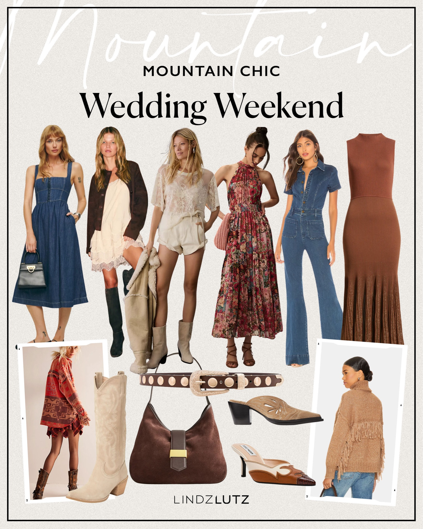 Mountain chic wedding weekend looks! 

#LTKWedding #LTKStyleTip