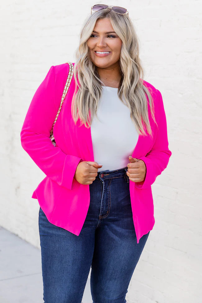A New Vision Pink Blazer | Pink Lily