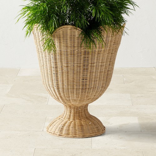 Woven Urn Planter, Large | Williams-Sonoma