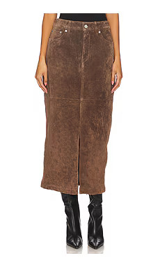 BLANKNYC Black Coffee Skirt in Dark Brown from Revolve.com | Revolve Clothing (Global)