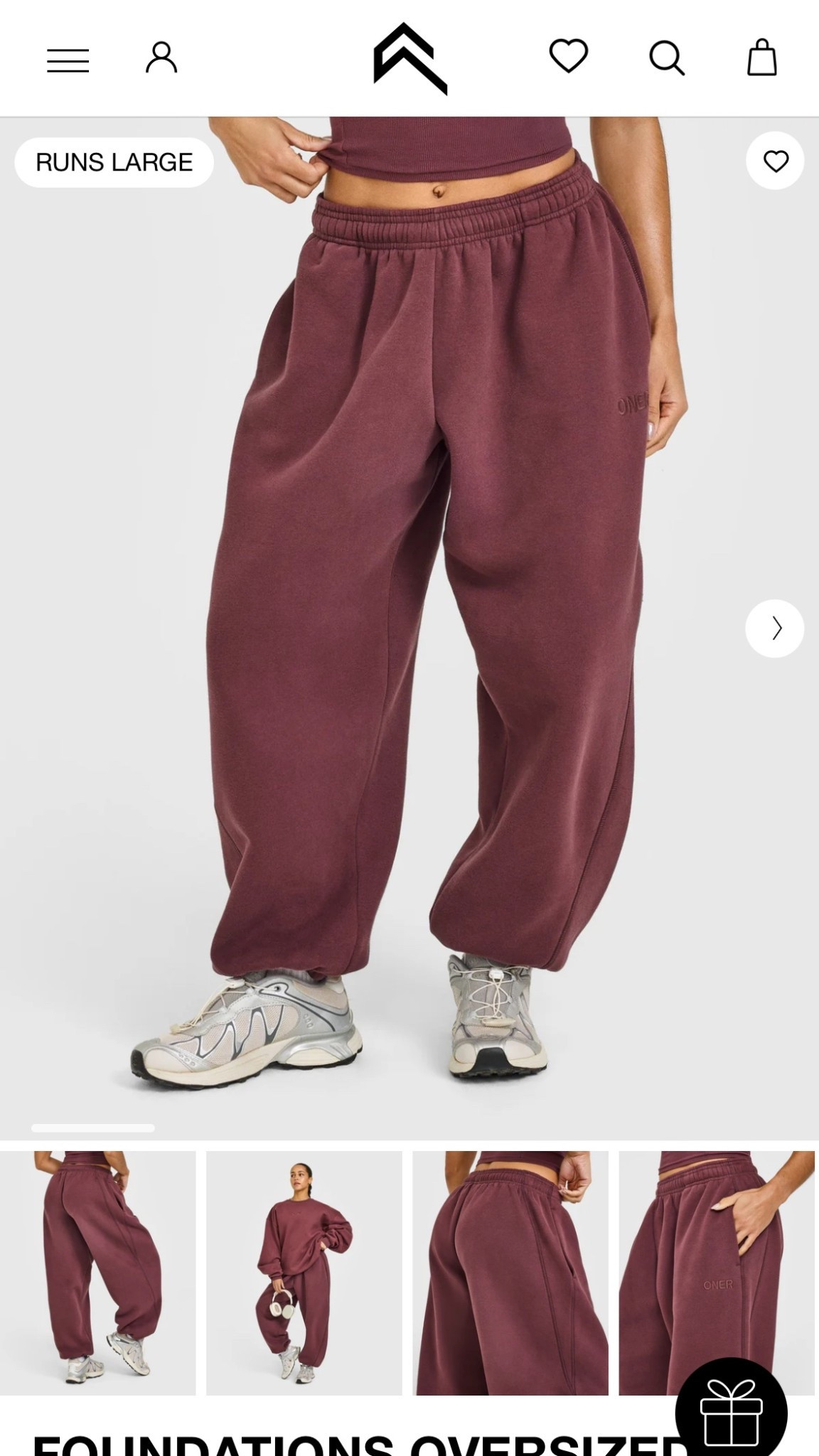 I wear size S in Oner sweatpants (I prefer an oversized fit). These are already oversized, so size down if you don’t want them extra oversized.

#LTKFindsUnder100 #LTKActive