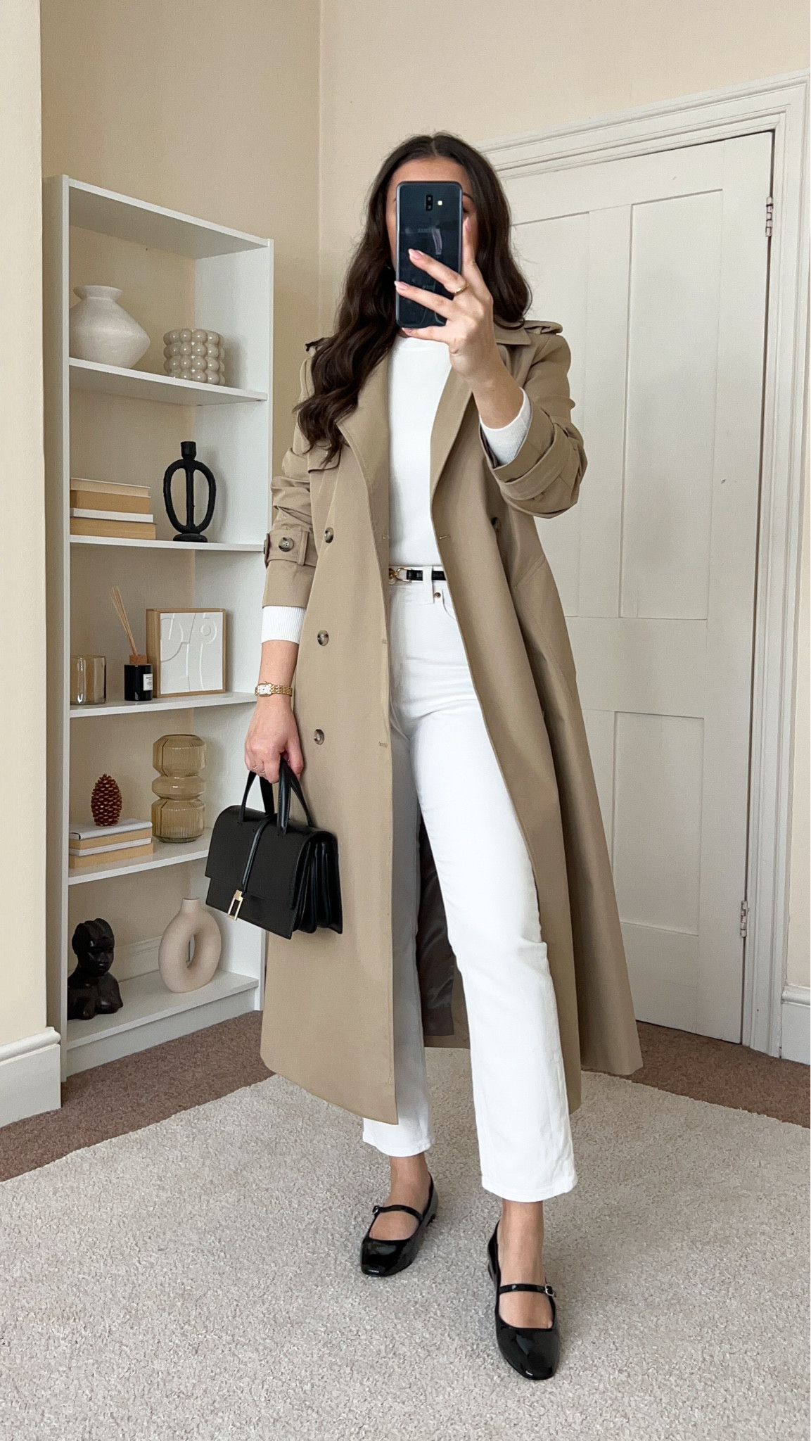 Smart & casual early Spring outfit.
White jumper is from M&S, wearing size UK10. Jeans are from H&M, wearing size UK10. Trench coat is from Mango, wearing size S.

#LTKstyletip #LTKfindsunder100 #LTKeurope
