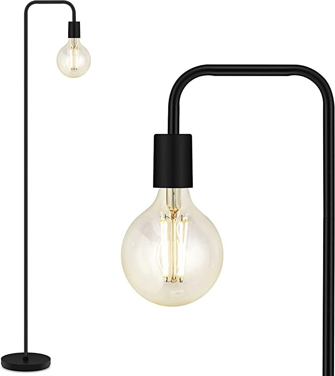 BoostAreaFloor Lamp, Industrial Floor Lamp, 63 Inch Standing Lamp, E26 Socket, On/Off Footswitch,... | Amazon (US)