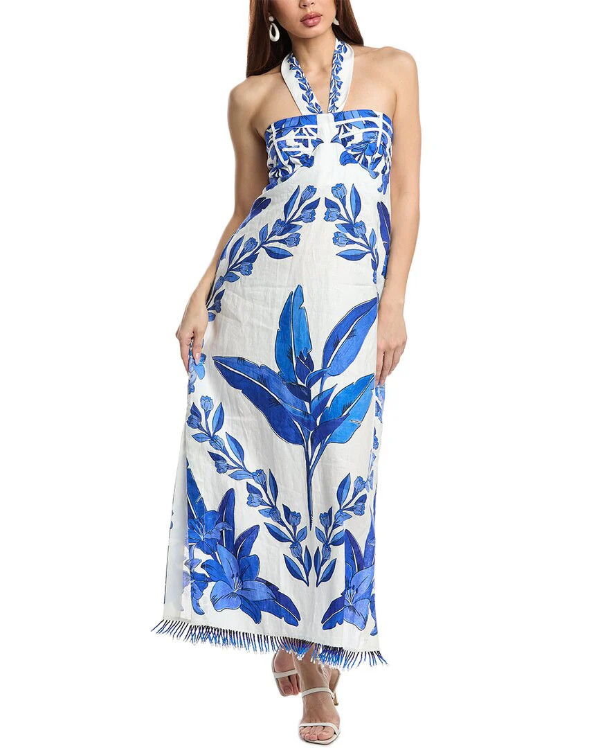 FARM Rio Yard Linen Maxi Dress | Shop Simon