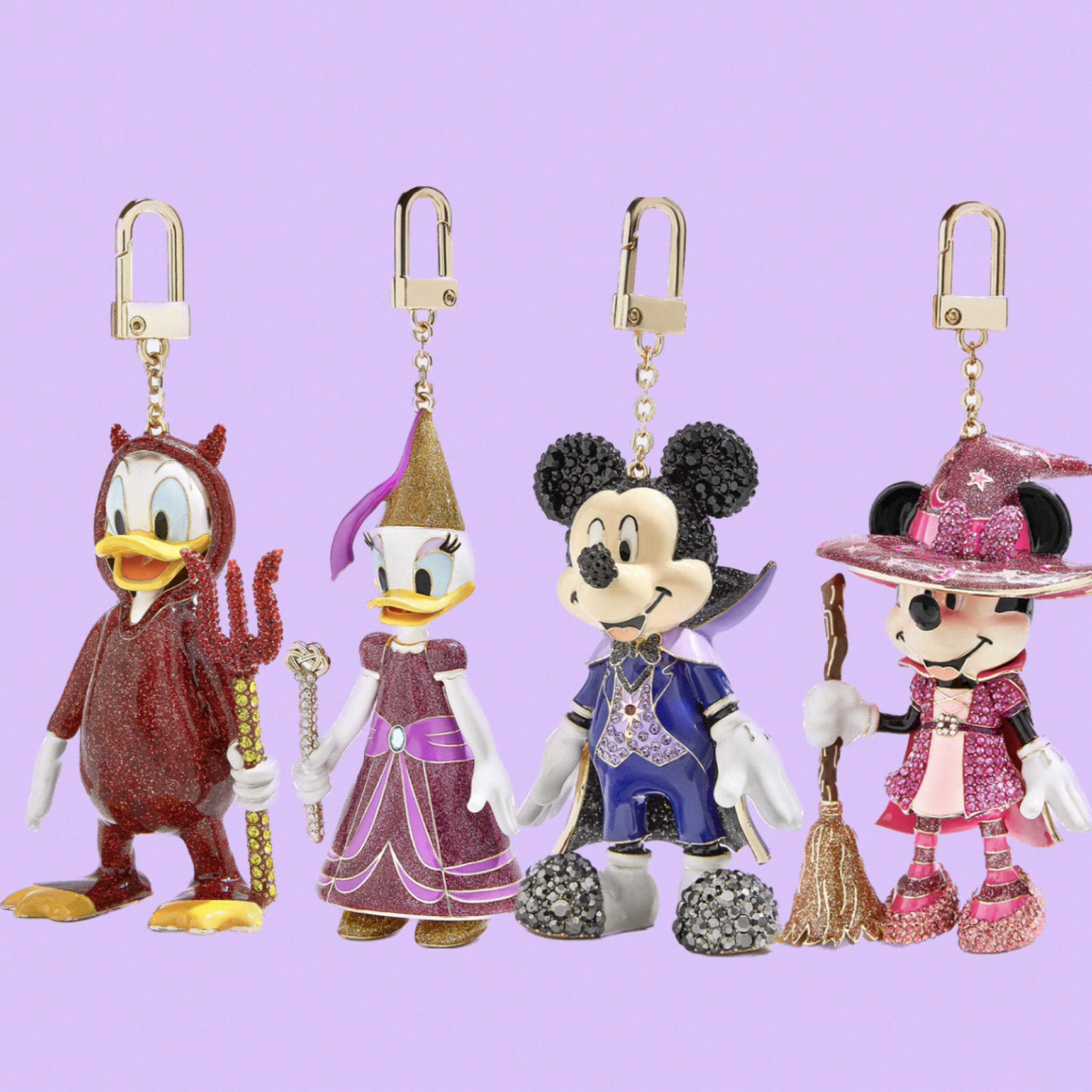 Baublebar Mickey Mouse Disney Glow-in-the-Dark Bag Charm - Glow-in-the-Dark Mickey Mouse Vampire