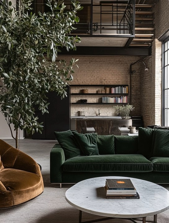 This emerald green velvet sofa paired with a marble coffee table creates a living room that feels instantly calming, elegant, and visually pleasing. The rich velvet texture adds depth and warmth, while the smooth marble table brings balance and refinement, making this combination perfect for a modern living room, mid-century inspired space, or a contemporary loft-style home.

During the day, natural light highlights the emerald green velvet sofa, allowing the color to feel fresh, grounded, and soothing rather than heavy. The marble coffee table reflects light beautifully, adding brightness and keeping the space feeling open and airy. Together, velvet and marble create a contrast that is both soft and structured—ideal for a living room that feels intentional and timeless.

At night, this same setup transforms effortlessly. The emerald green velvet sofa takes on a deeper, more dramatic tone, while the marble table adds a subtle glow under ambient lighting. This shift creates a sense of evening glamour, making the space perfect for entertaining, relaxing, or simply enjoying a quiet moment at home. Velvet sofas are especially powerful in creating this day-to-night transition, offering comfort without sacrificing style.

This pairing works beautifully in high ceilings, open-concept homes, or urban lofts, but it’s just as effective in smaller living rooms. An emerald green velvet sofa, a marble coffee table, and a few carefully chosen accessories are all you need to design a living room that feels luxurious, calming, and effortlessly elegant, proving that timeless materials always elevate a space.

#livingroomdecor
#velvetsofa
#moderninteriors 

 #LTKHome