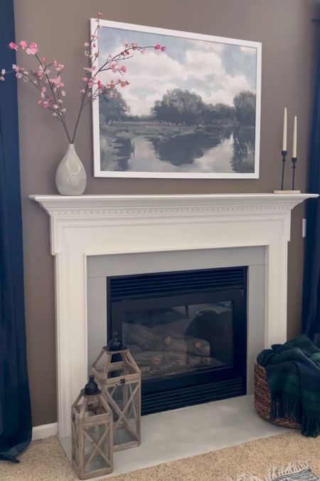 Spring mantel decor 

#LTKSeasonal #LTKhome