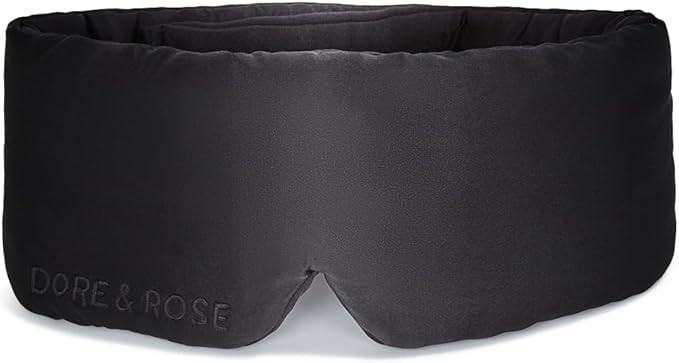 Dore & Rose Deep Sleep Mask Light Blocking, 23 Momme Mulberry Silk Eye Mask, Ultra Soft, Adjustab... | Amazon (US)