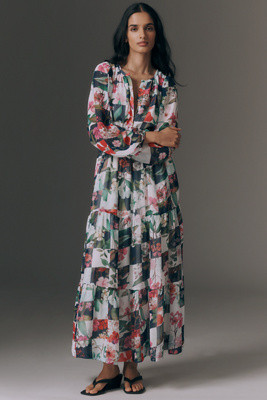 The Somerset Maxi Dress: Long-Sleeve Chiffon Edition | Anthropologie (US)